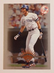 1997 Leaf Derek Jeter Baseball Card Yankees
