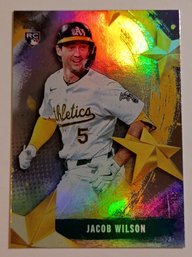 2025 Topps Stars Of MLB Jacob Wilson Rookie Insert Baseball Card A's