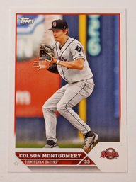 2023 Topps Pro Debut Colson Montgomery Prospect Baseball Card White Sox