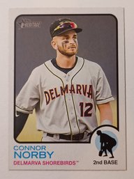 2022 Topps Heritage Minors Connor Norby Prospect Baseball Card Orioles