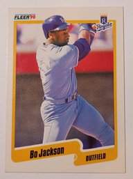 1990 Fleer Bo Jackson Baseball Card Royals