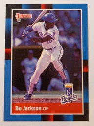 1988 Donruss Bo Jackson Baseball Card Royals