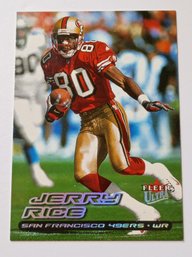 2000 Fleer Ultra Jerry Rice Football Card 49ers