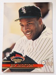 1993 Topps Stadium Club Bo Jackson Baseball Card White Sox
