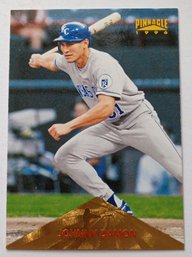 1996 Pinnacle Johnny Damon Rookie Baseball Card Royals