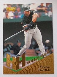 1996 Pinnacle Frank Thomas 'Hardball Heroes' Baseball Card White Sox