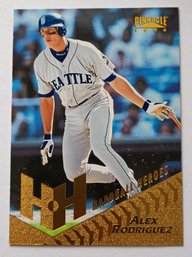 1996 Pinnacle Alex Rodriguez 'Hardball Heroes' Baseball Card Mariners