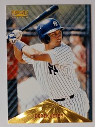 1996 Pinnacle Derek Jeter Rookie Baseball Card Yankees