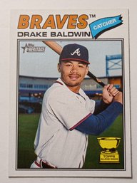 2026 Topps Heritage Drake Baldwin All-Star Rookie Cup Baseball Card Braves