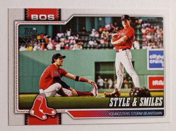 2026 Topps Roman Anthony / Marcelo Mayer Youngsters Storm Beantown Style & Smiles Baseball Card Red Sox