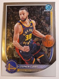2025-26 Bowman Chrome Stephen Curry Basketball Card Warriors