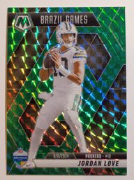 2025 Panini Mosaic Prizm Jordan Love Football Card Packers