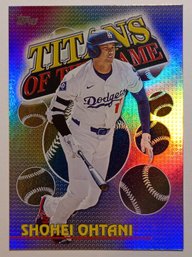 2026 Topps Titans Of The Game Shohei Ohtani Insert Baseball Card Dodgers