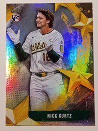 2025 Topps Stars Of MLB Nick Kurtz Rookie Insert Baseball Card A's