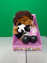 Vintage 1980s 'lovin' Hugs Kids' Plush Doll With Panda -- A18