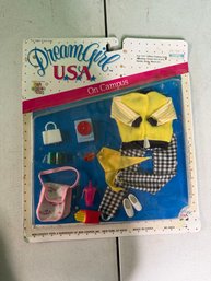 Vintage DreamGirl USA On Campus Doll Outfit Set  New In Package -- A20