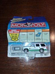Vintage Johnny Lightning Monopoly Vehicle With Game Piece