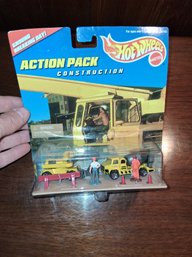 Vintage Hot Wheels Action Pack Construction Vehicles