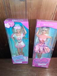 Vintage Pair Of Valentine Barbie Dolls