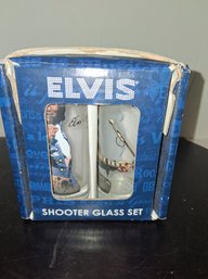 Vintage Elvis Presley Shooter Glasses