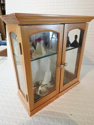 Small Display Cabinet With All The Bells Included