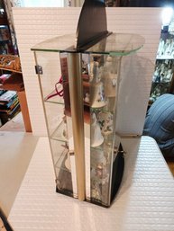 2 Sided, Rotating Plexiglass Curio Display