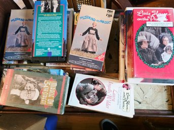 Assorted Videocassette VCR Movies