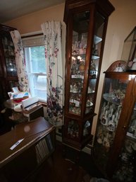 Tall Curio With Lights
