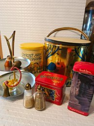 Lot 134 Large Collection Of Vintage Tins