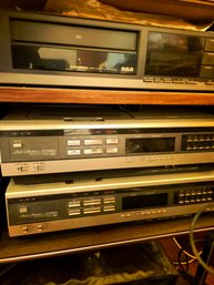 Vintage Fisher Studio Standard VCR, Model FVH-515, Magnavox DVD/vcr