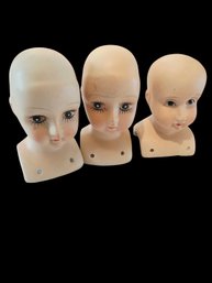 Antique Porcelain Heads For Dolls