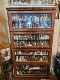Tall Display Cabinet Wooden Shelf, Lot #31
