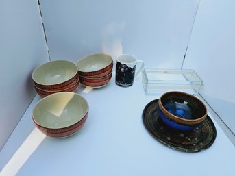 Lot Of Decorative Bowls And Dishware From Misc Origins, Lot #2