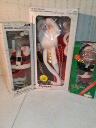 Vintage Santa Lot Animated
