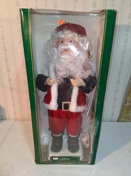 Vintage Large 24-in Tall Animated Santa Claus New