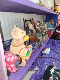 Large Mixed Shelf As Found Christmas And Others