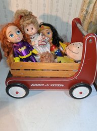 Radio Flyer Kids Push Wagon Full Of Contents