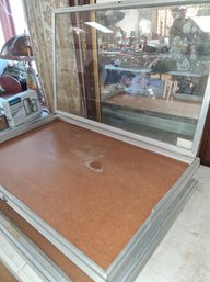 2 Vintage Glass Top Display Cases As Found No Keys
