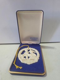 1976 Gorham Fine China Joys Of Christmas Limited Edition Ornament With Box