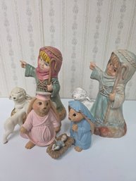 Figurines From A Nativity Set
