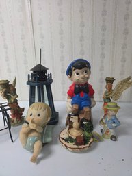 Miscellaneous Collection, Pinocchio, Baby, Candle Holders