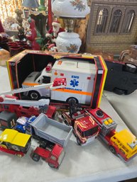 This Collection Of Die Cast Trucks And Other Cars