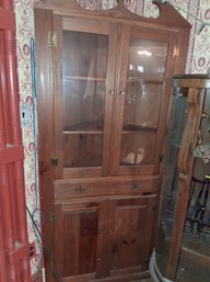 Stunning Vintage Country Home Corner Cabinet