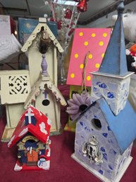 Collection Of 4 Gorgeous Bird Houses