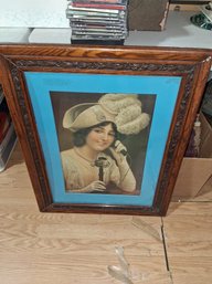 Antique Wooden Picture