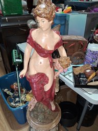 Antique Angel Garden Statue