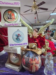 Raggedy Ann Christmas Ornaments