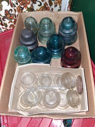 Vintage Insulators As Found Nice Lot