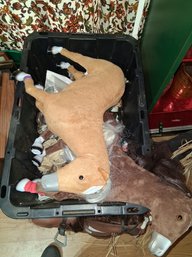 Mixed Treasure Bin Toys And Christmas Horses Ponies