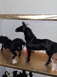 Vintage Soft Furry Horses